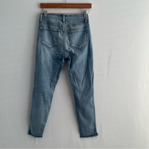 L’AGENCE skinny distressed crop length jeans size 24 - Picture 10 of 13